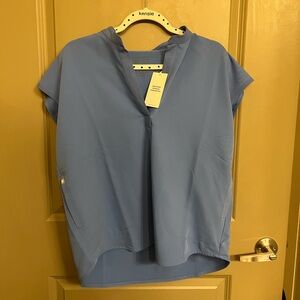 Figs ciel blue scrub set